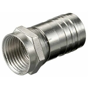 Goobay Crimp F-csatlakozó 8, 0mm cinkház nikkel érintkezők kép