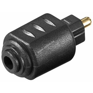 Goobay TOSLINK digitális audio adapter 3, 5mm mini TOSLINK aljzat TOSLINK dugó kép