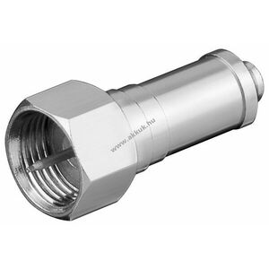 Goobay F végellenállás 75 Ohm DC-blokkal, zink házú kép