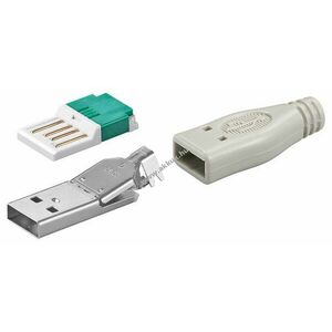 Goobay USB-A dugó klemmes kivitel 2, 5W 0, 5A 480Mbit/s USB2.0 kép
