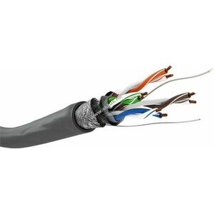 Goobay CAT5e SF/UTP 100m szürke AWG24/1 CU PVC hálózati kábel kép