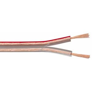 Goobay hangszórókábel átlátszó 50m tekercs 2x0, 5mm² CU kép