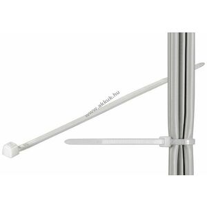 Goobay kábelkötegelő nylon 4, 35mm 275mm áttetsző-fehér időjárásálló kép