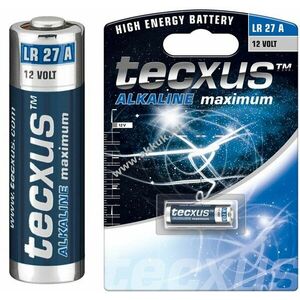 Tecxus LR27/A27 12V 1db/csomag alkáli-mangán kép