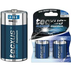 Tecxus D (góliát) 1, 5V 2db/csomag alkáli-mangán kép