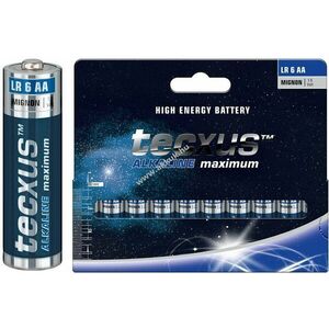 Tecxus LR6/AA Mignon ceruza 1, 5V 10db/csomag alkáli-mangán kép