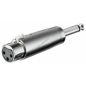 Goobay XLR-adapter 1x XLR aljzat (3 pólusú) > 1x 6, 35mm jack dugó (2 pólusú, mono) kép