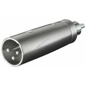 Goobay XLR-Adapter XLR dugó (3 tűs) > RCA (cinch) dugó kép
