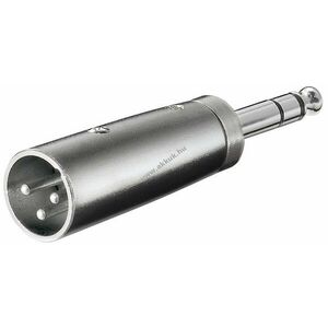 Goobay XLR dugó 3-pólusú - 6, 35mm jack dugó 4-pólusú sztereó adapter kép