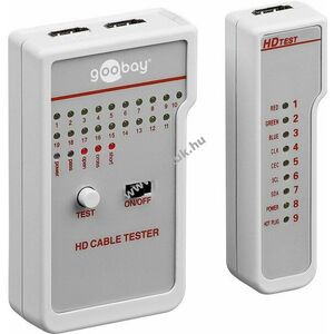 Goobay HDMI kábelteszter 1x (2x HDMI Typ A) és 1x (1x HDMI Typ A) kép