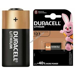 Duracell CR123A (DL123) 3V 1db/csomag Lithium kép