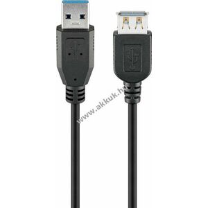 Goobay USB-A hosszabbító kábel 1, 8m USB3.0 5Gbit/s 15W 3A fekete kép