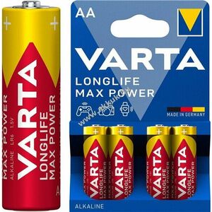 Varta LR6/AA (Mignon ceruza) 4706 1, 5V 4db/csomag elem Alkáli-mangán kép