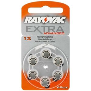 Rayovac PR48/13A hallókészülék gombcella 1, 4V 6db/csomag Cink-levegő kép