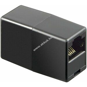 Goobay ISDN-adapter RJ45 aljzat 8P8C > RJ45 aljzat 8P8C fekete kép