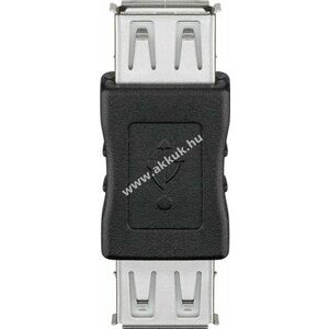Goobay USB-A összekötő adapter fekete 2, 5W 0, 5A 480Mbit/s USB2.0 kép