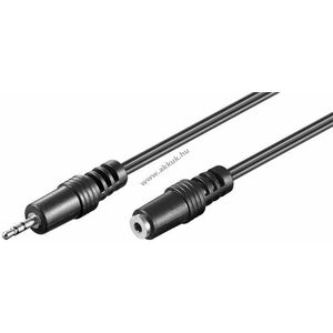 Goobay AUX hosszabbító kábel 2, 5mm 3-pólusú sztereó jack csatlakozó 2m kép