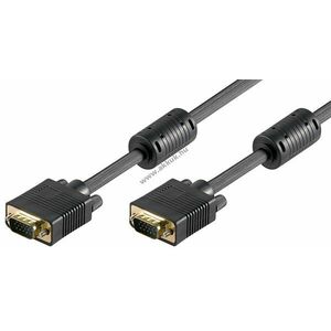 Goobay Full HD SVGA monitorkábel aranyozott VGA 15-tűs - VGA 15-tűs 10m kép
