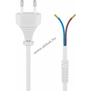 Goobay konfekcionáláshoz kábel 1, 5m 2x0, 75mm² Eurodugó CEE 7/16 nyitott végek érvéghüvelyekkel kép
