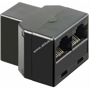 Goobay ISDN-T adapter RJ45 8P8C aljzat 12 fekete kép
