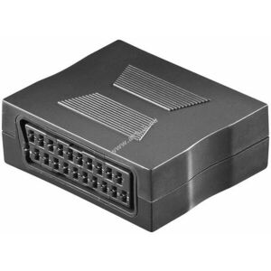 Goobay SCART kupplung 21 tűs aljzat női-női 1db/csomag kép