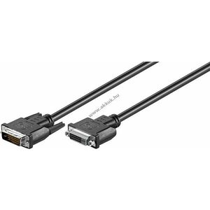 Goobay DVI-D Dual Link 24+1 2m hosszabbító kábel nikkelezett kép