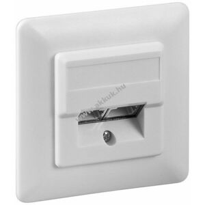 Goobay CAT-5e süllyesztett aljzatdoboz 2x RJ45 árnyékolt LSA kapocsléc fehér kép