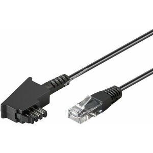 Goobay DSL-/VDSL routerkábel rézvezető (CU) TAE-F > RJ45 csatlakozó (8P2C) 3m kép