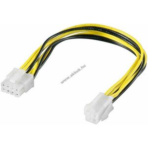 Goobay ATX12 P4 4 tűs -> 8 tűs PCIe aljzat adapter kábel 0, 2m kép