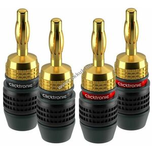 Clicktronic prémium banáncsatlakozó adapter 6, 0mm² kép