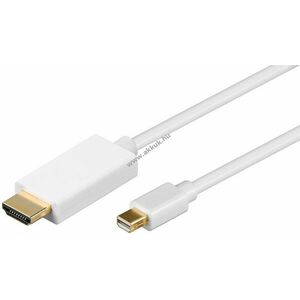 Goobay Mini DisplayPort-HDMI adapterkábel 1.2 1m Mini DisplayPort dugó - HDMI dugó (Type A) kép