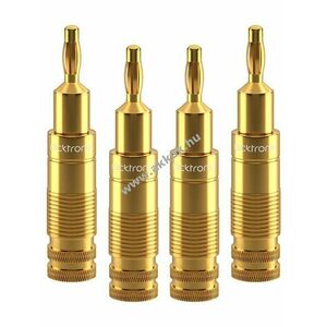 Clicktronic Premium banándugó adapter 6, 0mm² 4db/csomag kép