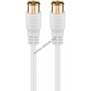 Goobay F-Quick SAT antennakábel 80dB dupla árnyékolás vergoldozott F-csatlakozó > F-csatlakozó 1.5m kép
