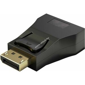 Goobay DisplayPort-VGA adapter 1.1 DisplayPort dugó VGA aljzat 15-pólusú fekete kép