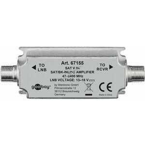 Goobay SAT/BK antennaerősítő 47MHz-2400MHz 20dB 15VDC kép