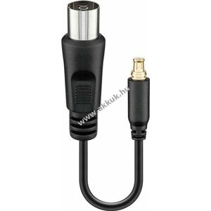 Goobay DVB-T antenna adapter Koax aljzat MCX dugó kép
