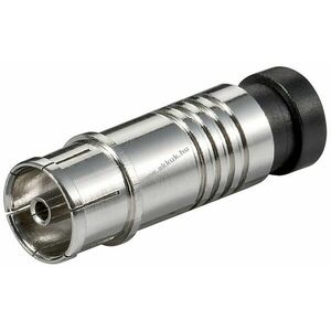 Goobay koax kompressziós adapter fém kép