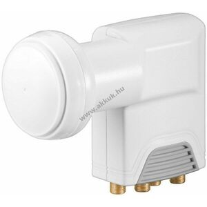 Goobay Universal Quattro digitális SAT LNB DVB-S2 csak multiswitchez 8K 4K UHD HDTV 3D kép