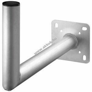 Goobay alumínium műholdantennatartó falikonzol 450mm fal távolság 50mm cső rozsdamentes időjárásálló kép