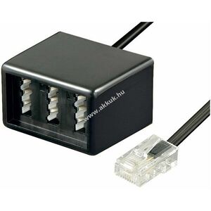 Goobay TAE telefon adapter RJ45 8P4C > 3x TAE N/F/N aljzat kép