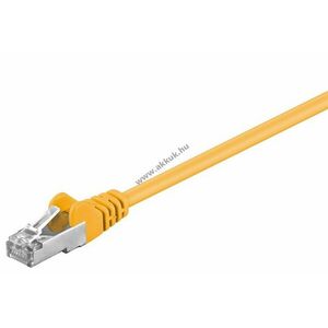 Goobay CAT-5e SF/UTP patchkábel sárga 2m CCA kép