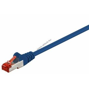 CAT 6 patchkábel S/FTP (PiMF) kék rézvezető (CU) halogénmentes köpeny (LSZH) 7.5m kép