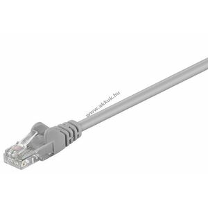 Goobay CAT5e U/UTP patchkábel 50m szürke rézbevonatos alumíniumvezető (CCA) kép