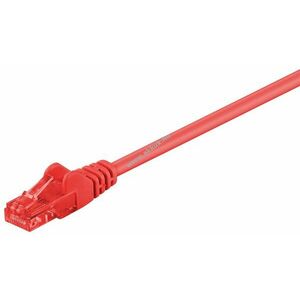Goobay CAT 6 U/UTP patchkábel piros 15m rézbevonatú alumínium vezető (CCA) 2xRJ45 kép