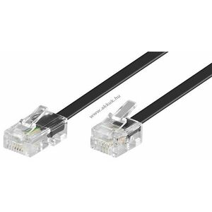 Goobay telefonkábel RJ45 (8P4C) > RJ11 (6P4C) 6m lapos CCA (rézbevonatú alumínium) kép