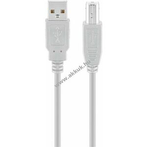 Goobay USB-A-USB-B kábel 5m szürke 2, 5W 0, 5A 480Mbit/s USB2.0 kép