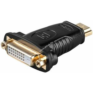 Goobay HDMI/DVI-D adapter HDMI dugó (A típus) > DVI-D aljzat Dual-Link (24+1 pin) kép