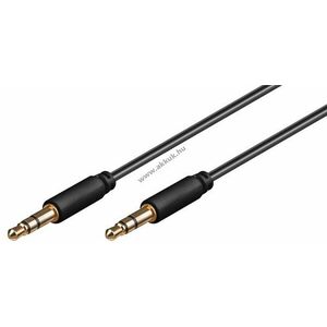 Goobay AUX 3, 5mm sztereó slim jack-jack kábel 3m aranyozott CU kép