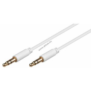 Goobay 3, 5mm jack 3-tűs sztereó kábel 2m aranyozott csatlakozó kép