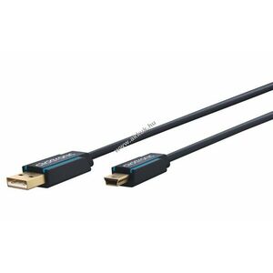 Clicktronic USB-A-USB-Mini-B 2.0 kábel 1, 8m 480Mbit/s prémium kép